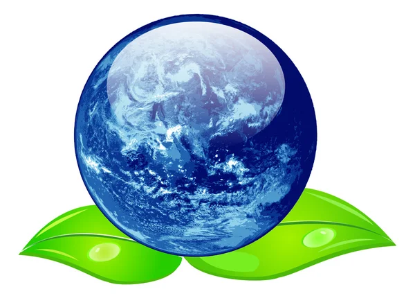 Eco zöld föld — Stock Fotó