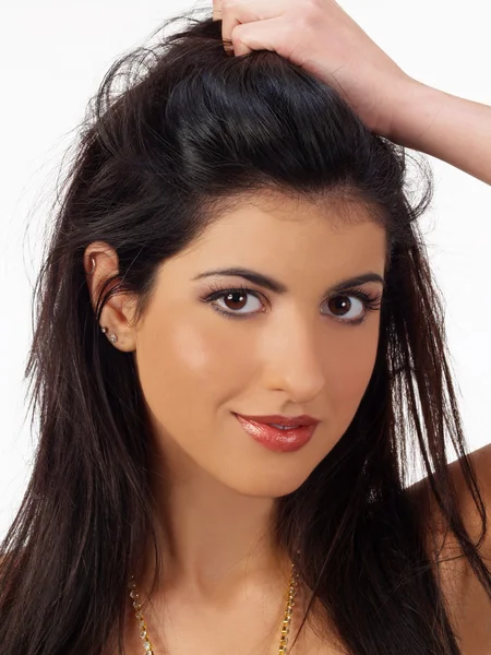 Portret Midden-Oosten jonge vrouw — Stockfoto