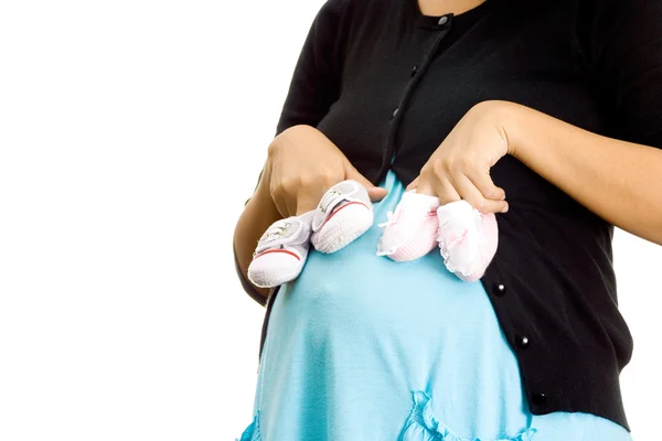 Ciąża i dziecko płci pytanie — Zdjęcie stockowe