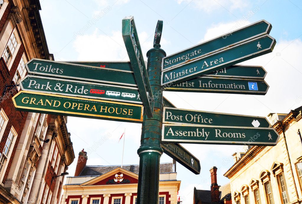 York signpost