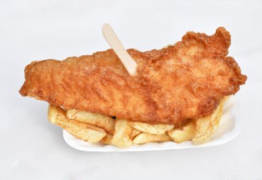 Fish and chips clipart