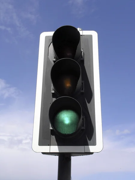 Semáforo verde — Fotografia de Stock