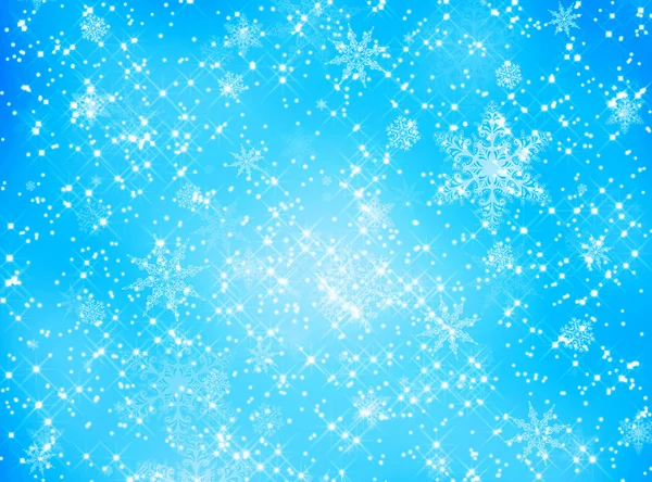 Sněhové vločky a hvězdy vzor — Stock fotografie