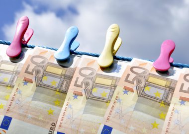 Printing Euro money clipart