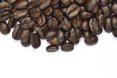 coffeebeans üzerinde beyaz