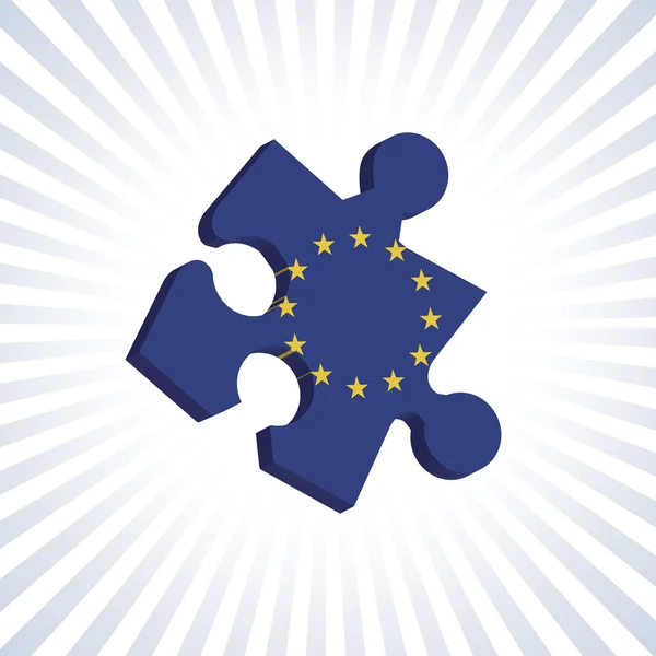 유럽 퍼즐 — 스톡 사진