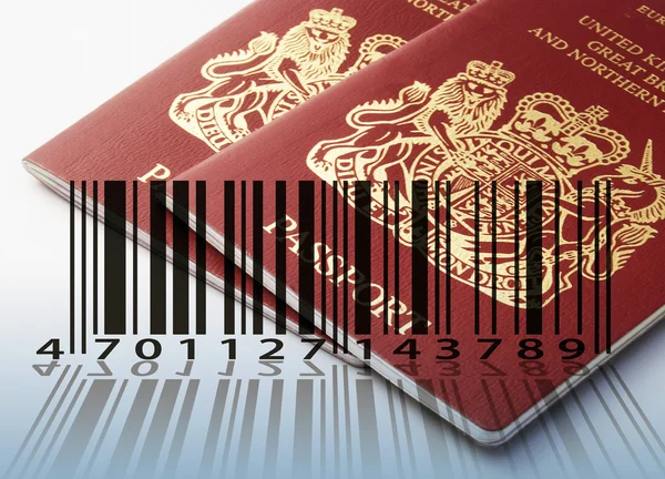 Passaporte para venda — Fotografia de Stock