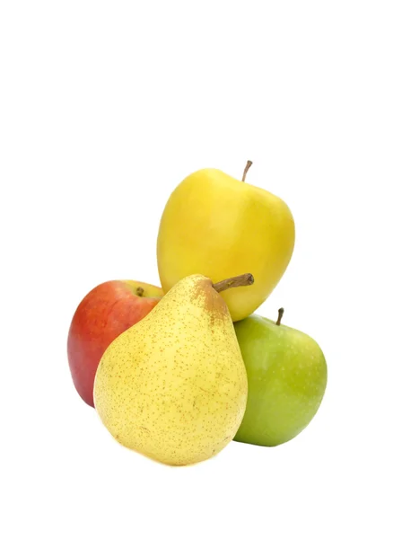Apples and Pear — Stock Photo, Image