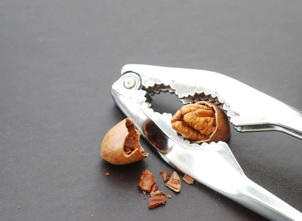 Расколотый орех ореха ореха ореха — стоковое фото