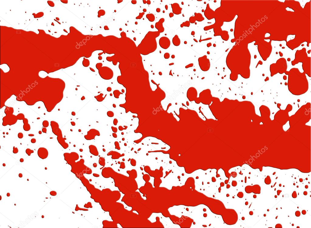 Blood splatter pattern