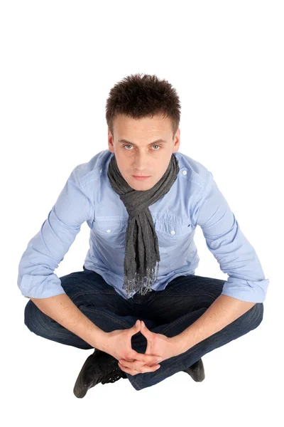 stock image Casual Young Man Sitting