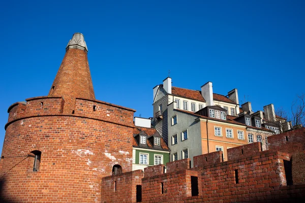 Arquitectura del casco antiguo de Varsovia —  Fotos de Stock