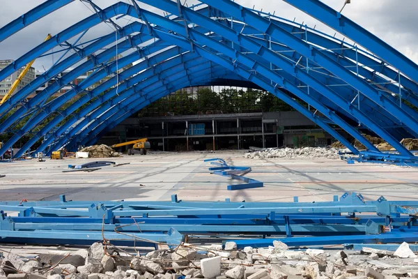 stock image Metal Frame on Construction Site