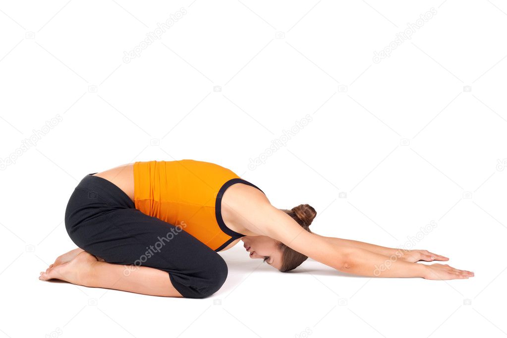 Stretch and De-stress in CHILD'S POSE