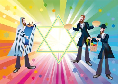 Talent of Tory or Simchat-Torah clipart