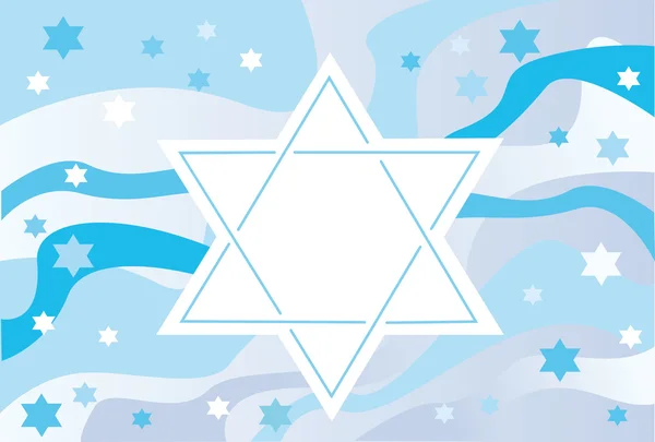 ユダヤ人の休日に喜んで背景 — ストックベクタ