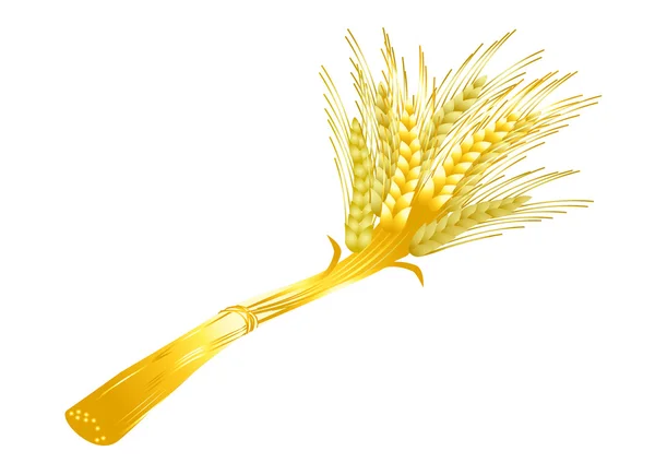 stock vector Sheaf of wheat