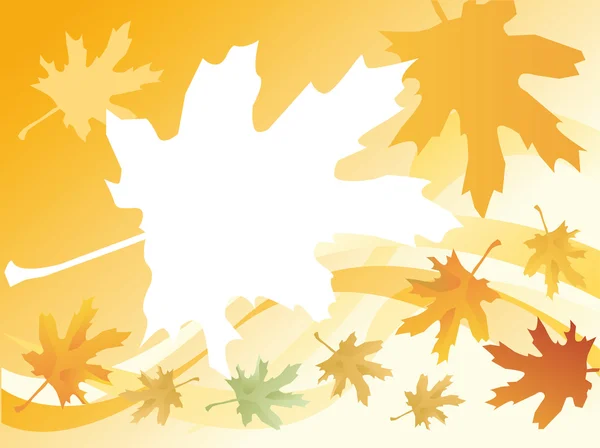Höstens löv bakgrund — Stockfoto