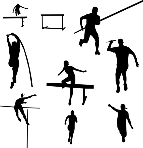 Atleta — Vettoriale Stock