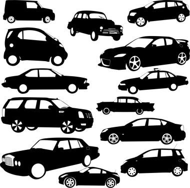 Cars collection clipart