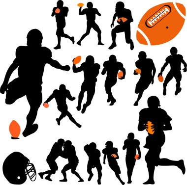 American football clipart