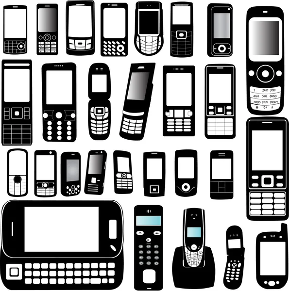 Telefone móvel — Vetor de Stock