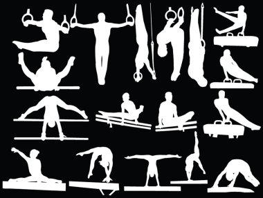 Gymnastics collection clipart