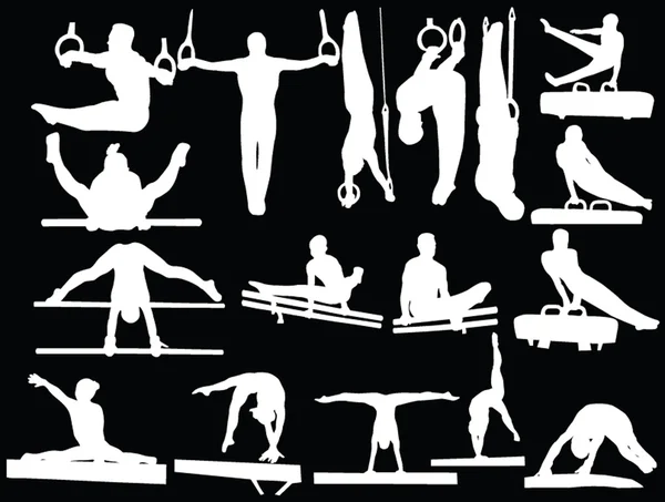 Collection gymnastique Illustrations De Stock Libres De Droits