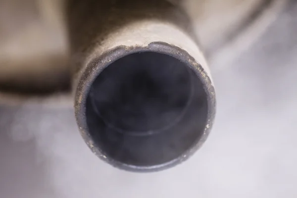 废气排气管车 — 图库照片
