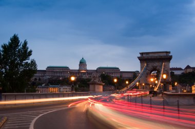 Budapeşte 'de gece ışıkları