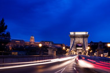 Budapeşte 'de gece ışıkları