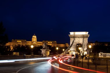 Budapeşte 'de gece ışıkları