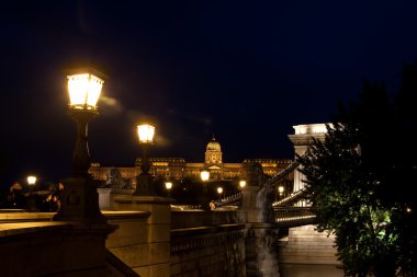 Budapeşte 'de gece ışıkları