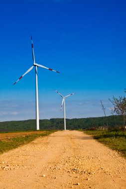 Rüzgar enerji türbini güç istasyonu