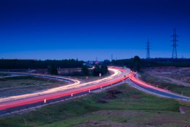 gece trafik