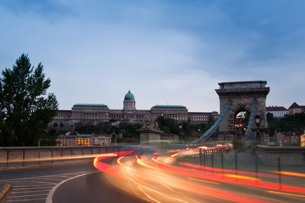 Luci notturne a Budapest — Foto Stock