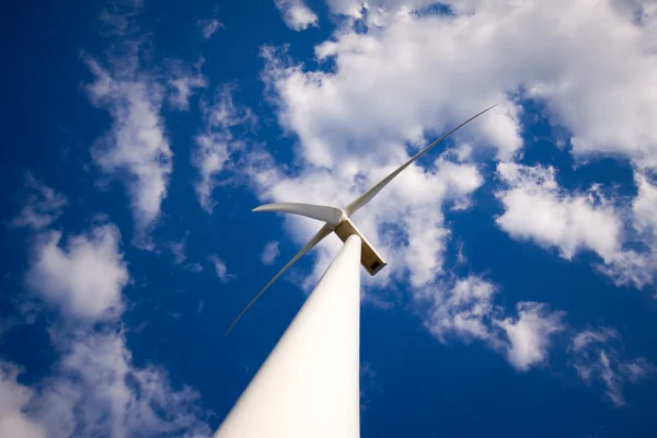 stock image Wind energy turbine power station