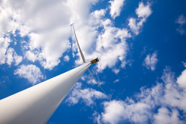 stock image Wind energy turbine power station