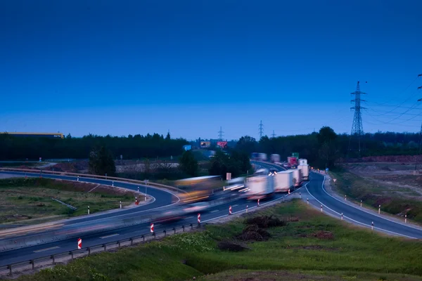 Traffic at night — Stock Photo, Image