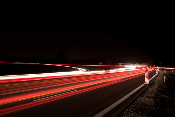 밤에 교통 — 스톡 사진