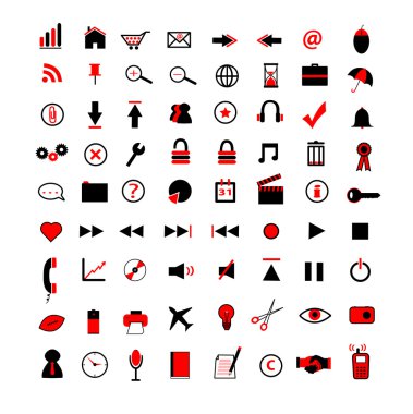 Web and Business Icons clipart