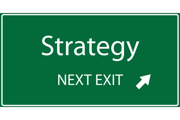 Strategievektor — Stockvektor