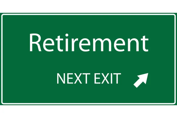 Retirement Vector — Stock Vector