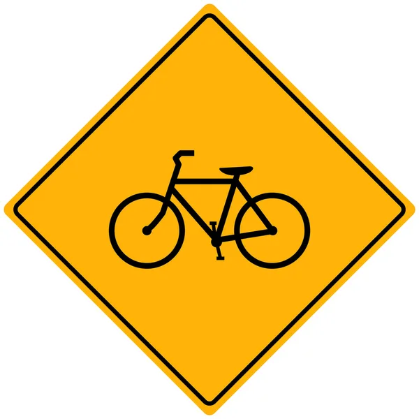 Ilustração do sinal de Bicyle — Vetor de Stock