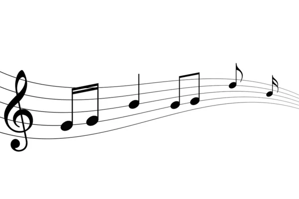 Musiknoter — Stock vektor