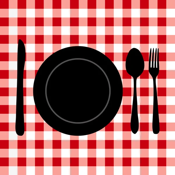 Réglage des repas — Image vectorielle