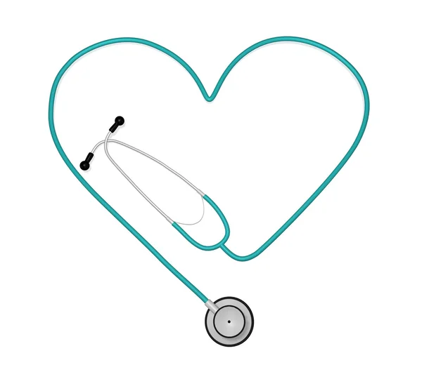 Heart Stethoscope — Stock Photo, Image