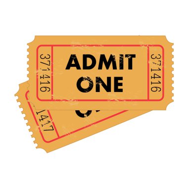 Vintage Tickets clipart