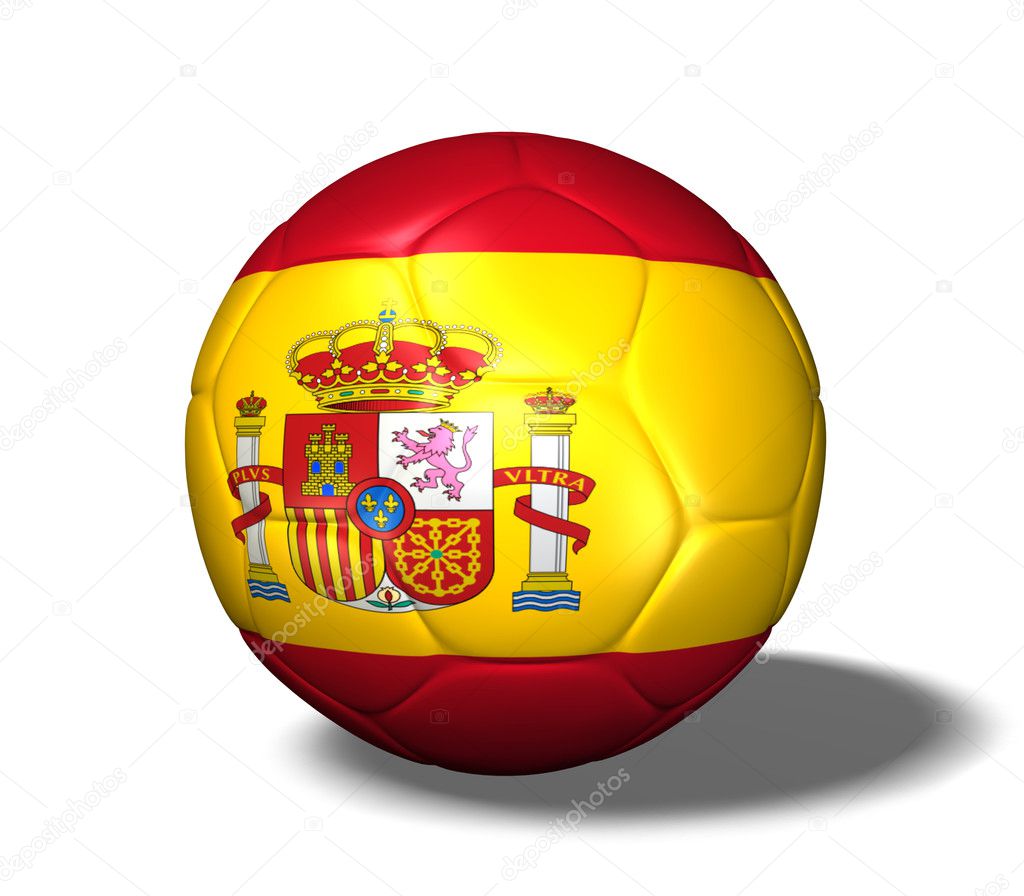 Spain Soccer Ball — Stock Photo © nmarques74 #3302718