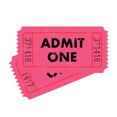 Admit One Tickets clipart